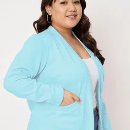 BRINNS Women Fleece Open Front Jacket image 4