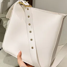 haute sauce by  campus sutra HAUTE SAUCE by Campus Sutra PU Structured Tote Bag with Applique-picture-45