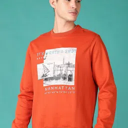 V-Mart Men Graphic Printed Round Neck Sweatshirt-picture-31