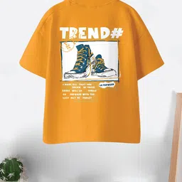 CODEZ Boys Drop-Shoulder Sleeves Pure Cotton T-shirt image 1