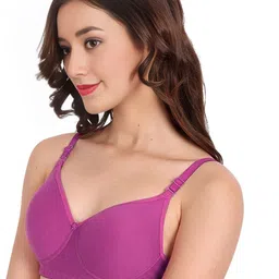 Liigne Women Pack of 5 Cut and Sew Full Coverage Bra image 5