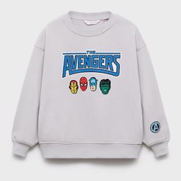 Mango Kids Boys Avengers Printed Pure Cotton Sweatshirt-picture-30