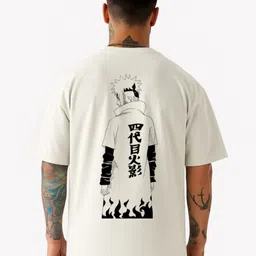 Be Crazy Men Graphic Printed Round Neck Cotton Oversized T-shirt-picture-23
