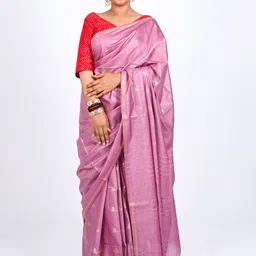 ANUTTARA Woven Design Zari Handloom Bhagalpuri Saree-image-60