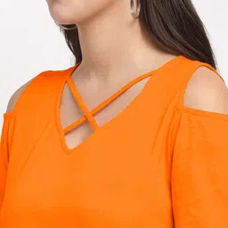 BRINNS Cold-Shoulder Cotton Top image 2