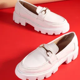 Mast & Harbour Women Patent Leather Loafers-picture-21