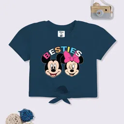 YK Disney Girls Print Cotton Crop Top-picture-25