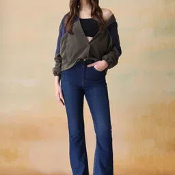 Flying Machine Women High-Rise Bootcut Stretchable Jeans image 2