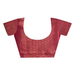 Anouk Rustic Paisley Woven Design Zari Banarasi Saree image 2