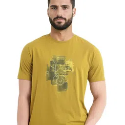 RARE RABBIT Men Graphic Printed Round Neck Cotton T-shirt-picture-24