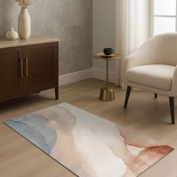 OBSESSIONS Brown Abstract Printed Ecological Water Repellent Antistatic Bedside Runner-picture-20