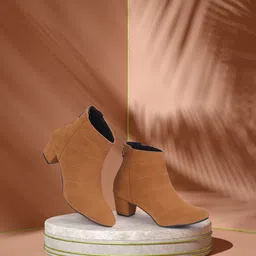 OPHELIA Women Block-Heeled Regular Boots-image-1