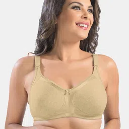 Sonari Nude-Coloured Solid Non Padded Bra zoyanude34C image 1