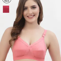 Floret Red & Rose Pack Of 2 Non Padded Bra Crossfit_Red-Rose_30D-Red-Rose-picture-47