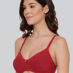 LYRA Pack Of 2 Combed Cotton Wirefree Secret Support Bra with Detachable Strap image 2