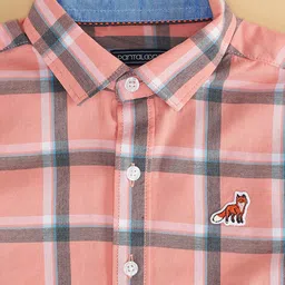 Pantaloons Junior Boys Tartan Checks Casual Shirt image 4