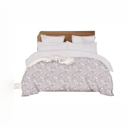 Signature Lavender & White 2 Pc Floral Microfiber AC Room 350 GSM Single Bed Comforter-picture-16