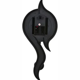 Attractionz SilverToned and White Analogue Contemporary Wall Clock Core image 5