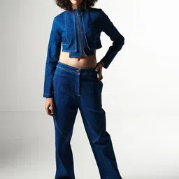 SOTBELLA Women High-Rise Clean Look Cotton Denim Jeans-image-17