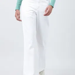 Bene Kleed Women High Rise Pure cotton Solid Bootcut Jeans-picture-19