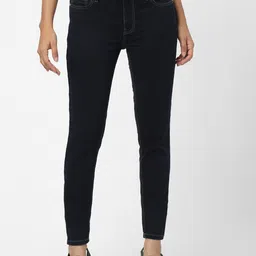 ONLY Women Blue Skinny Fit High-Rise Jeans-image-46