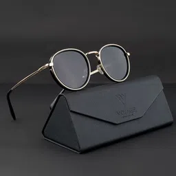 Voyage Unisex Round Sunglasses with Polarised and UV Protected Lens 3040PMG3981Z-picture-37