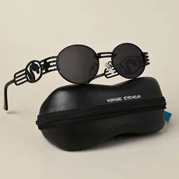Voyage Women Oval Sunglasses with UV Protected Lens B80596MG5190-picture-32
