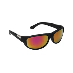GARTH Unisex Red Lens & Black Sports Sunglasses with UV Protected Lens-picture-25