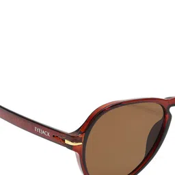 Eyejack Unisex Aviator Sunglasses with UV Protected Lens 986CL979-Brown image 3