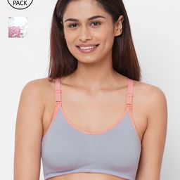 Inner Sense Pack Of 2 Multicoloured Printed Non-Wired Non Padded Maternity Sustainable Bras IMB004B_4C-picture-38