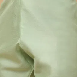 KRAFT INDIA Mandarin Collar Long Sleeves Regular Kurta With Churidar & Nehru Jacket image 3