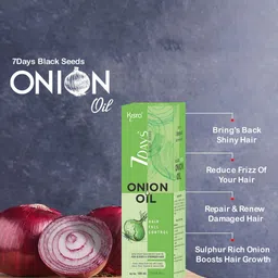 KISRA Set Of 2 Hairfall Control Onion Hair Oil - 100 ml Each image 5