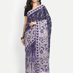 BUTA BUTI Floral Printed Pure Cotton Saree-picture-31