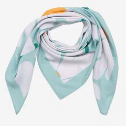 Beau Design Women Blue & White Printed Scarf-picture-20