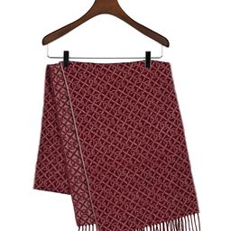 GANT Men Self Design Tasselled Scarf-picture-28
