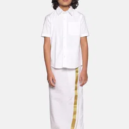 Sethukrishna Boys Pure Cotton Shirt & Dhoti-picture-32