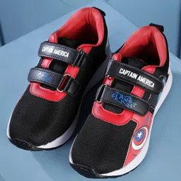 Kids Ville Boys Captain America Printed Comfort Insole Sneakers-picture-12