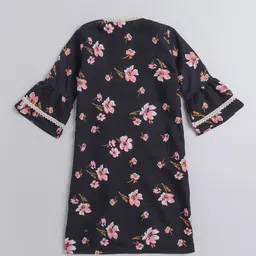 The Magic Wand Girls Printed Lace Detailing Shrug image 2