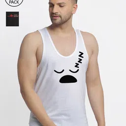 Friskers Men White & Black 2 Printed T-shirt-picture-13