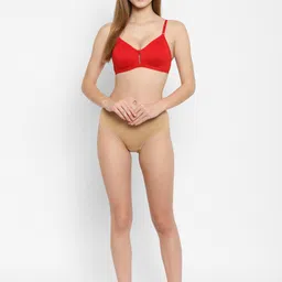 Floret Pack Of 2 Medium Coverage Non Padded T-shirt Bra- All Day Comfort image 2