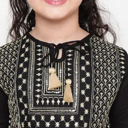 BAESD Girls Ethnic Motifs Embroidered Sequinned Kurti image 3