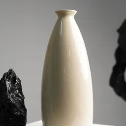 Folkstorys White Solid Ceramic Vase-picture-19