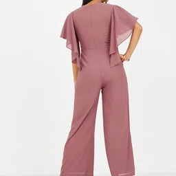 Styli Flared Sleeves Basic Jumpsuit image 3