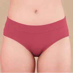 Nykd by Nykaa Super 4 Way Stretch Hipster Panty-NYP342-Brick Red-image-83