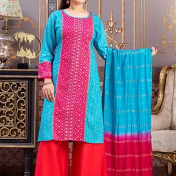 Sangria Girls Floral Printed Straight Kurta-picture-13