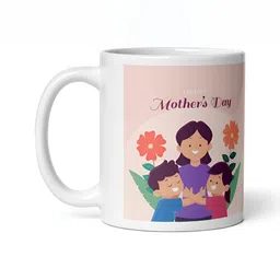 Mr UVD Purple & White Graphic Printed Ceramic Glossy Mug 350 ml image 4