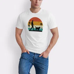 Seekbuylove Men Graphic Printed Bio Finish Cotton T-shirt image 3