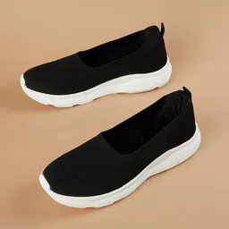 Ginger by Lifestyle Women Textured PU Slip-On Sneakers image 5