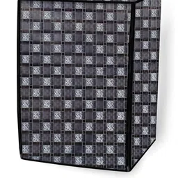 The Furnishing Tree Grey Printed Washing Machine Cover image 4