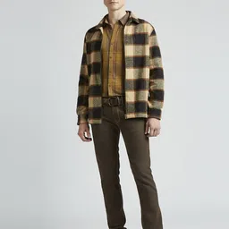 Pepe Jeans Men Spread Collar Tartan Checked Cotton Casual Shirt-picture-23